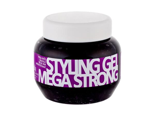 Kallos Cosmetics Mega Strong Styling Gel (W)  275ml, Gél na vlasy