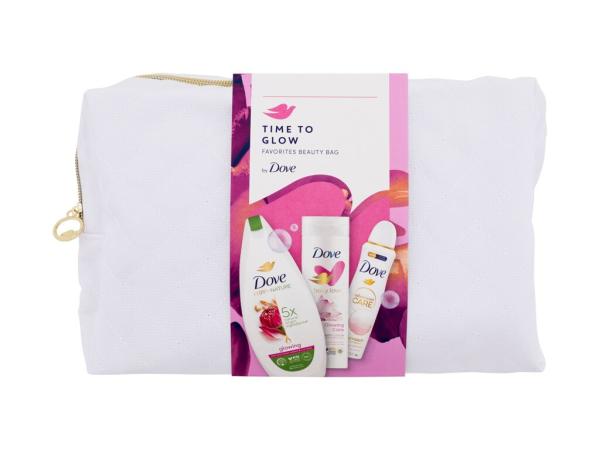 Dove Time To Glow Favorites Beauty Bag (W) 225ml, Sprchovací gél