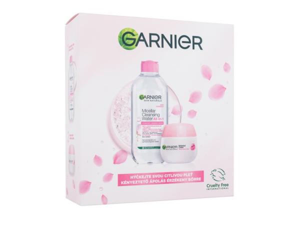 Garnier Skin Naturals Rose Cream (W) 50ml, Denný pleťový krém Gift Set