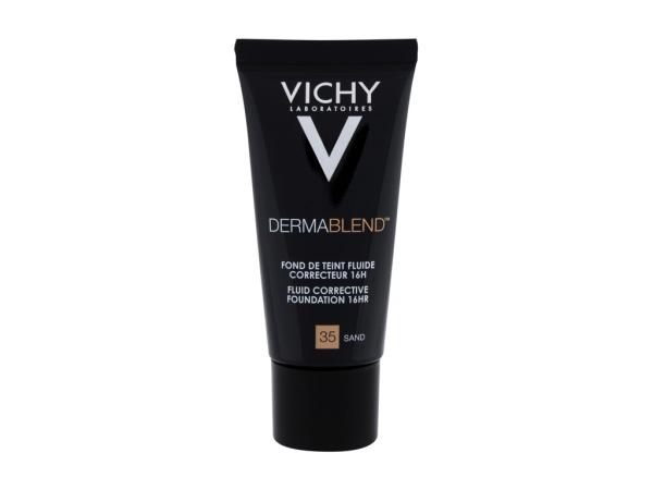 Vichy Dermablend Fluid Corrective Foundation 35 Sand (W) 30ml, Make-up SPF35