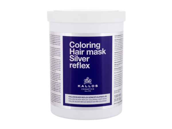 Kallos Cosmetics Silver Reflex (W) 1000ml, Maska na vlasy