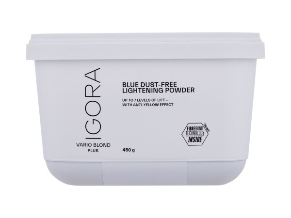 Schwarzkopf Professional Igora Vario Blond Plus Blue Dust-Free Lightening Powder (W) 450g, Farba na vlasy