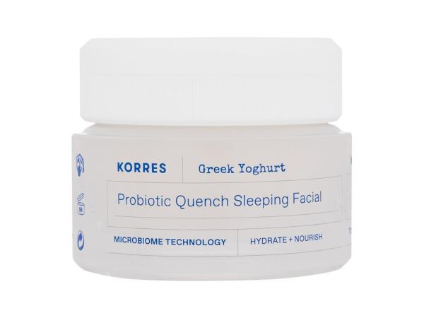 Korres Greek Yoghurt Probiotic Quench Sleeping Facial (W) 40ml, Nočný pleťový krém