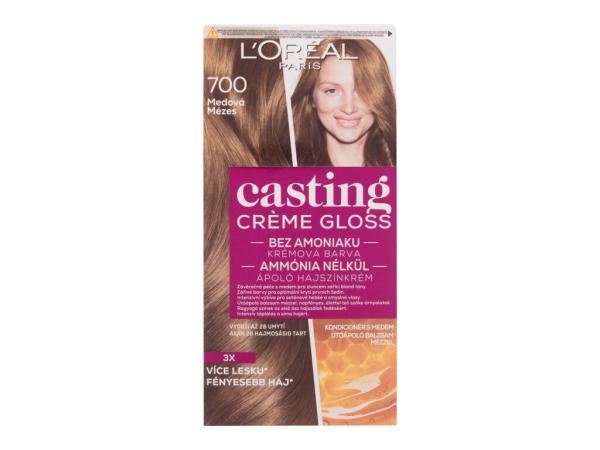 L'Oréal Paris Casting Creme Gloss 700 Honey (W) 48ml, Farba na vlasy