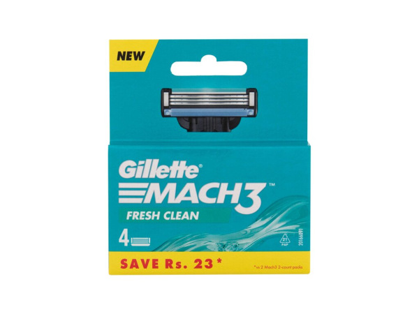 Gillette Mach3 Fresh Clean (M) 4 ks, Náhradné ostrie