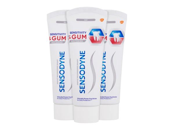 Sensodyne Whitening Sensitivity & Gum (U)  3x75ml, Zubná pasta