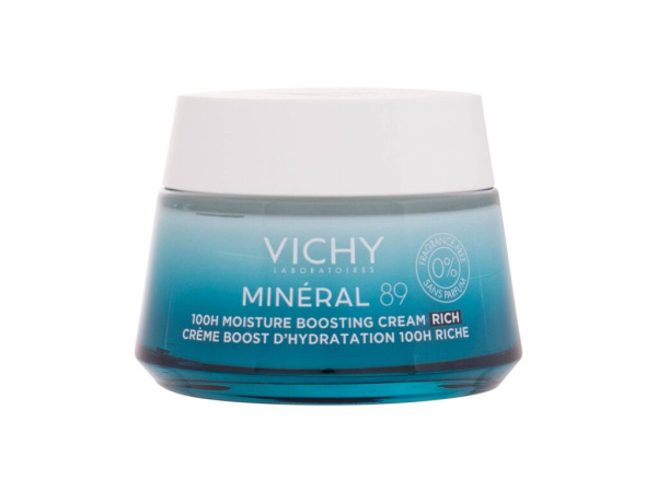 Vichy Minéral 89 100H Moisture Boosting Cream (W) 50 ml, Denný pleťový krém Rich
