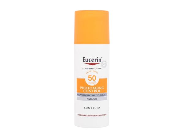 Eucerin Sun Protection Photoaging Control Face Sun Fluid (W) 50ml, Opaľovací prípravok na tvár SPF50+