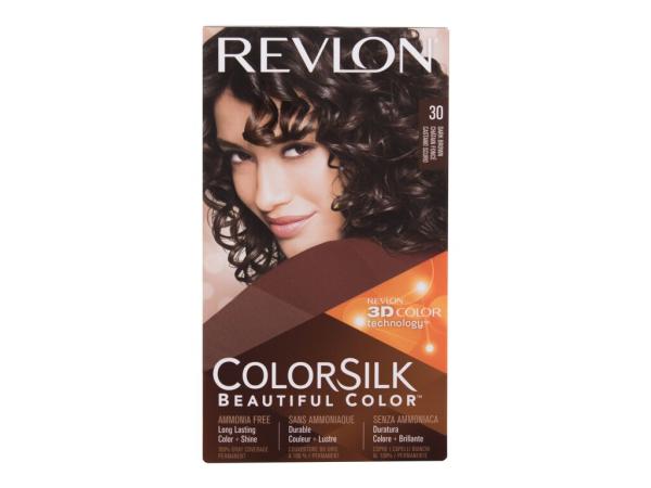 Revlon Colorsilk Beautiful Color 30 Dark Brown (W) 59,1ml, Farba na vlasy