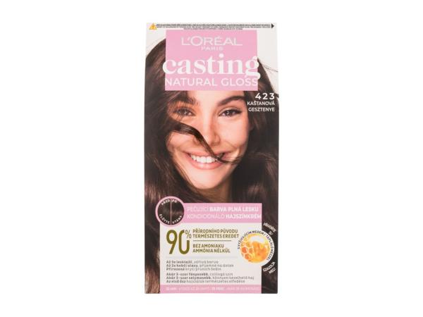 L'Oréal Paris Casting Natural Gloss 423 (W) 48ml, Farba na vlasy