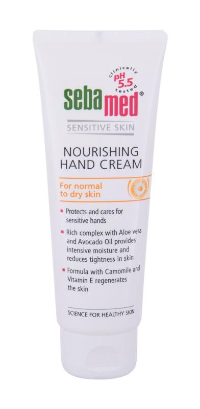 SebaMed Nourishing Sensitive Skin (W)  75ml, Krém na ruky
