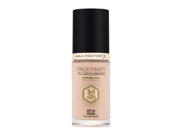 Max Factor Facefinity All Day Flawless N32 Light Beige (W) 30ml, Make-up SPF20