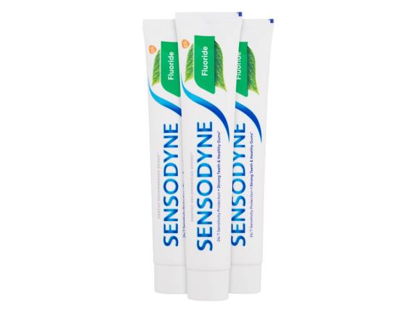 Sensodyne Fluoride (U) 3x75ml, Zubná pasta Trio