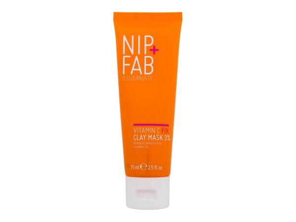 NIP+FAB Illuminate Vitamin C Fix Clay Mask 3% (W) 75ml, Pleťová maska