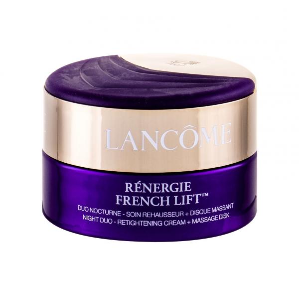 Lancôme Night Duo-Retightening Cream + Massage Disk Renergie French Lift (W) 50ml, Nočný pleťový