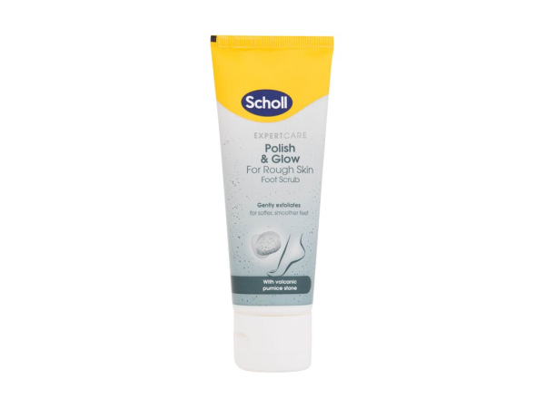 Scholl Expert Care Polish & Glow Foot Scrub (W) 75ml, Krém na nohy