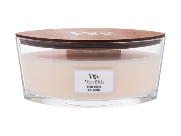 WoodWick White Honey (U) 453,6g, Vonná sviečka