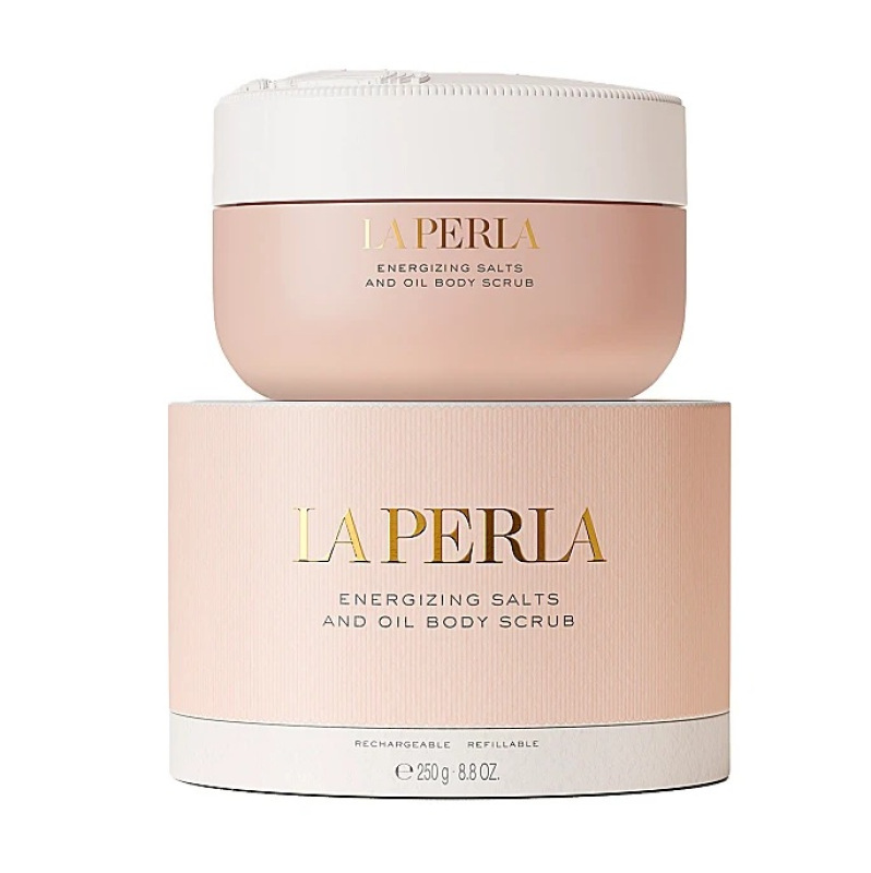 La Perla Energising Salts and Oil Body Scrub 250ml, Telový peeling