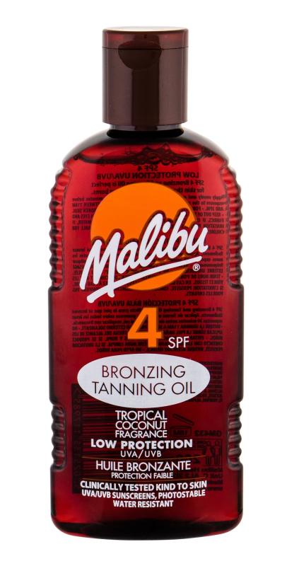 Malibu Bronzing Tanning Oil (W) 200ml, Opaľovací prípravok na telo SPF4