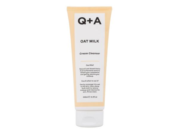 Q+A Oat Milk Cream Cleanser (W) 125ml, Čistiaci krém