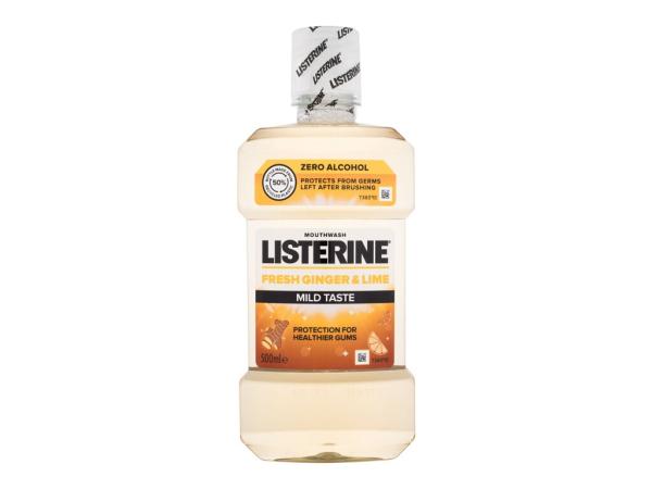Listerine Mild Taste Mouthwash Fresh Ginger & Lime (U)  500ml, Ústna voda
