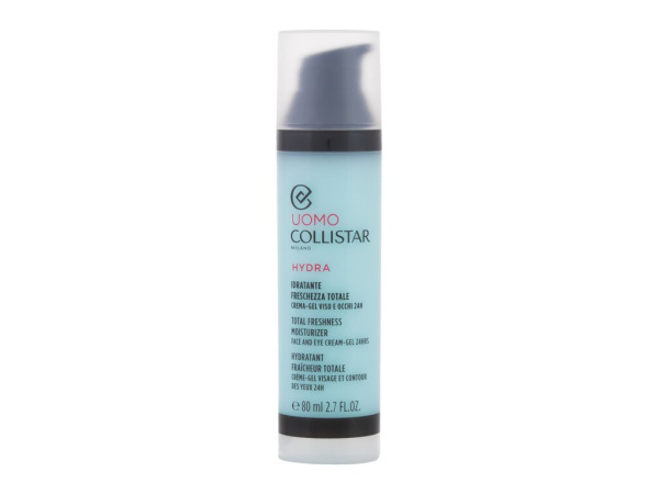 Collistar Uomo Total Freshness Moisturizer (M) 80ml, Denný pleťový krém Face and Eye Cream-Gel