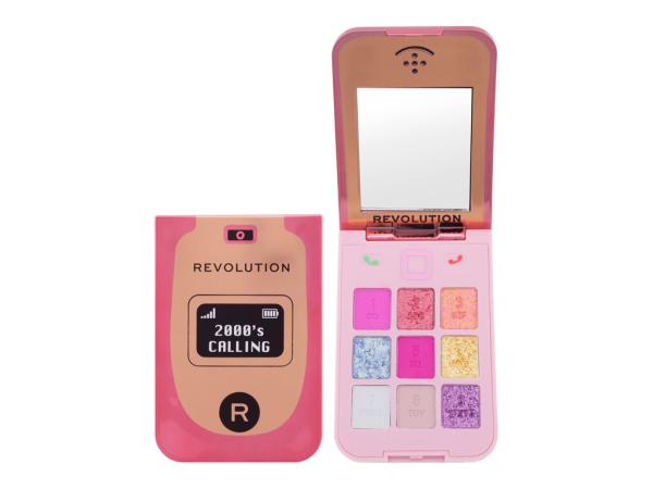 Makeup Revolution Lo Y2K Baby Flip Phone Eyeshadow Palette 2000's Calling (W) 3,6g, Očný tieň