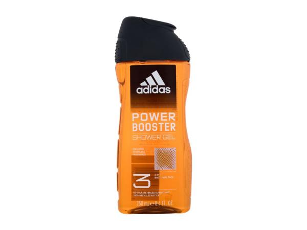 Adidas Shower Gel 3-In-1 Power Booster (M)  250ml, Sprchovací gél