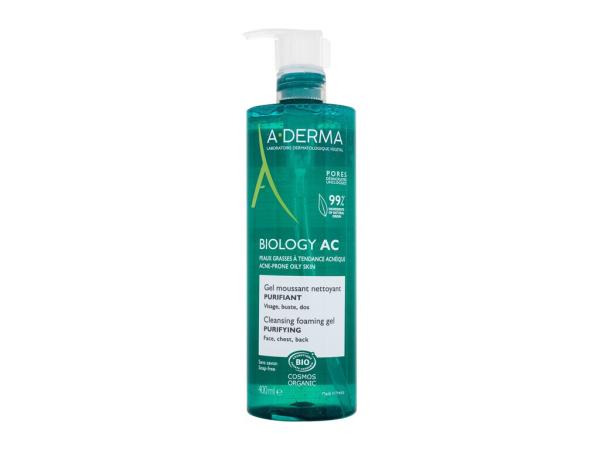 A-Derma Biology AC Cleansing Foaming Gel (W) 400 ml, Čistiaci gél