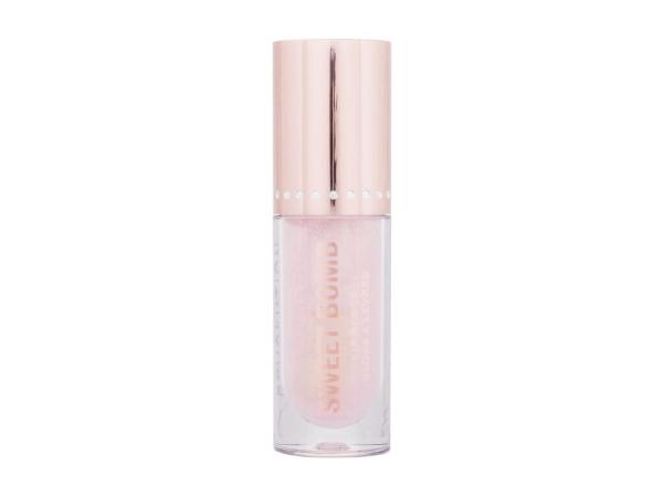 Makeup Revolution Lo Y2K Baby Sweet Bomb Lip Gloss Candyfloss Pink Glitter (W) 4,5ml, Lesk na pery