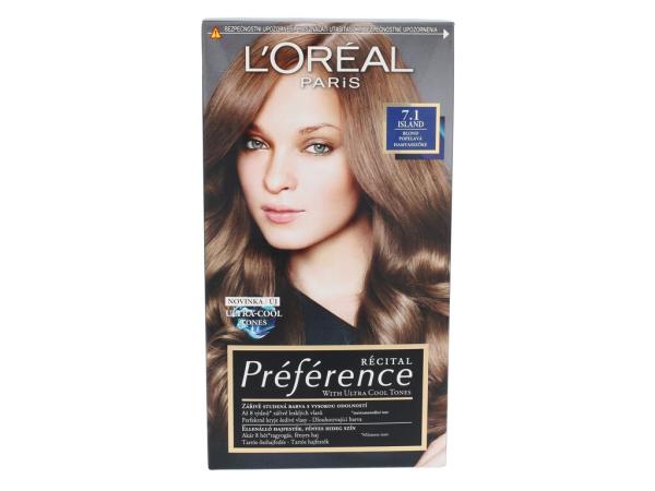 L'Oréal Paris Préférence Récital 7.1 Island (W) 60ml, Farba na vlasy