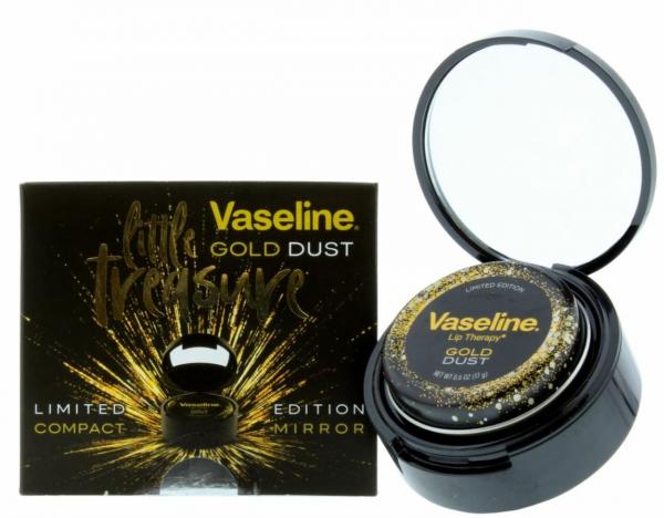 Vaseline Lip Therapy Gold Dust (W) 17g, Balzam na pery + zrkadlo