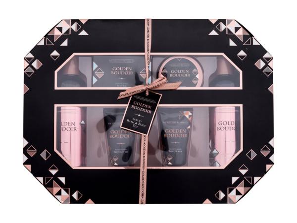 The Indulgent Bathing Co. Golden Boudoir Luxury Bath & Body Set (W) 300ml, Sprchovací gél