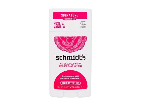 schmidt's Rose & Vanilla Natural Deodorant (W) 75g, Dezodorant