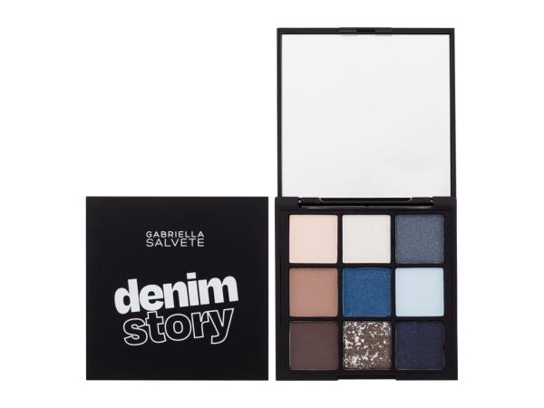 Gabriella Salvete Denim Story Eyeshadow Palette (W) 34g, Očný tieň