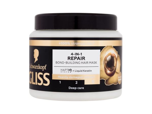 Schwarzkopf Gliss Repair (W) 400ml, Maska na vlasy 4-in-1 Hair Mask