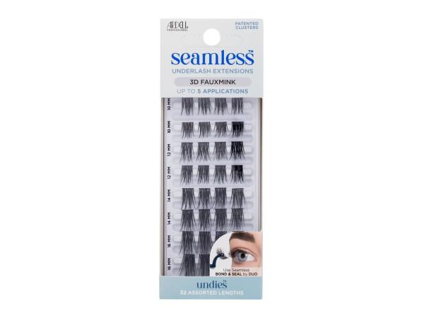 Ardell Seamless Underlash Extensions 3D Fauxmink (W) 32ks, Umelé mihalnice