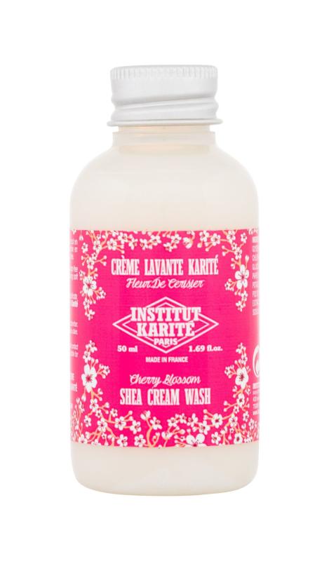 Institut Karité Cherry Blossom Shea Cream Wash (W)  50ml, Sprchovací krém