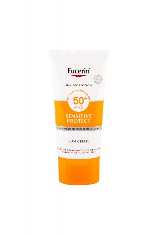 Eucerin Sun Sensitive Protect Face Sun Creme (U) 50ml, Opaľovací prípravok na tvár SPF50+