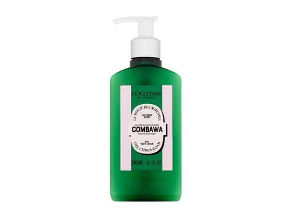 L'Occitane The Citrus Road Combawa Rich Body Lotion (U) 240ml, Telové mlieko