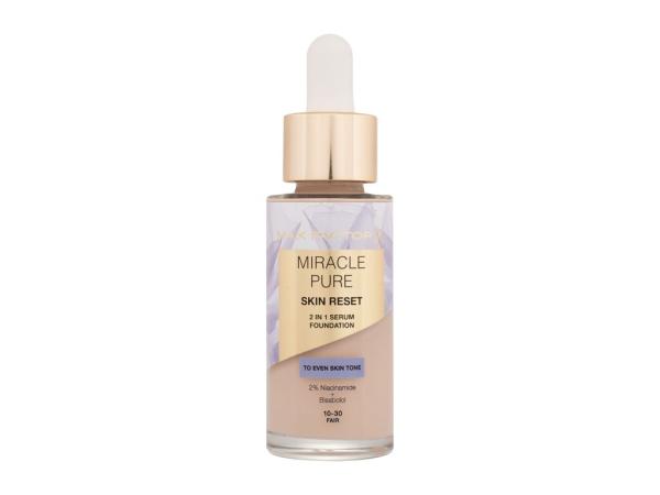 Max Factor Miracle Pure Skin Reset 2in1 Serum Foundation 10-30 Fair (W) 30ml, Make-up