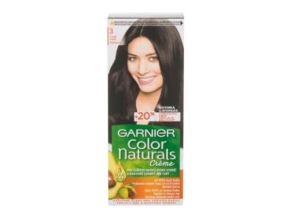 Garnier Color Naturals Créme 3 Natural Dark Brown (W) 40ml, Farba na vlasy