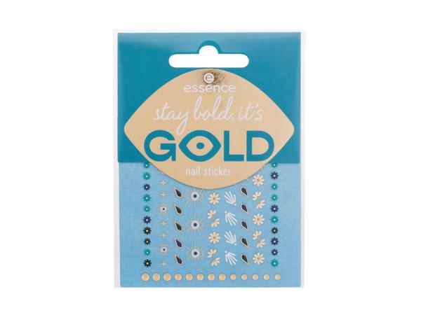Essence Nail Stickers Stay Bold, It's Gold (W) 1balenie, Ozdoby na nechty