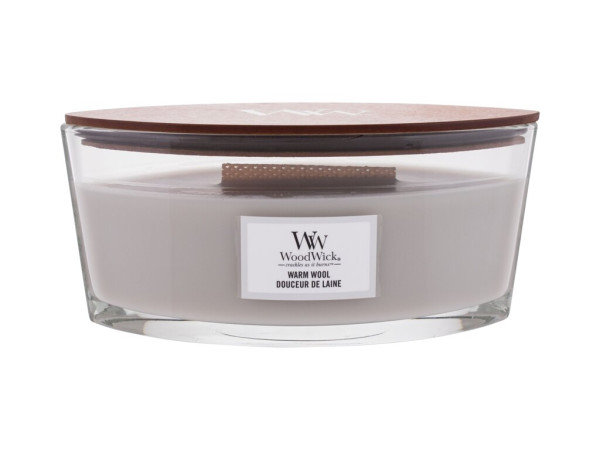 WoodWick Warm Wool (U) 453,6g, Vonná sviečka