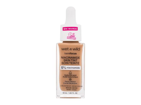 Wet n Wild Bare Focus Niacinamide Skin Tint Medium (W) 32ml, Make-up