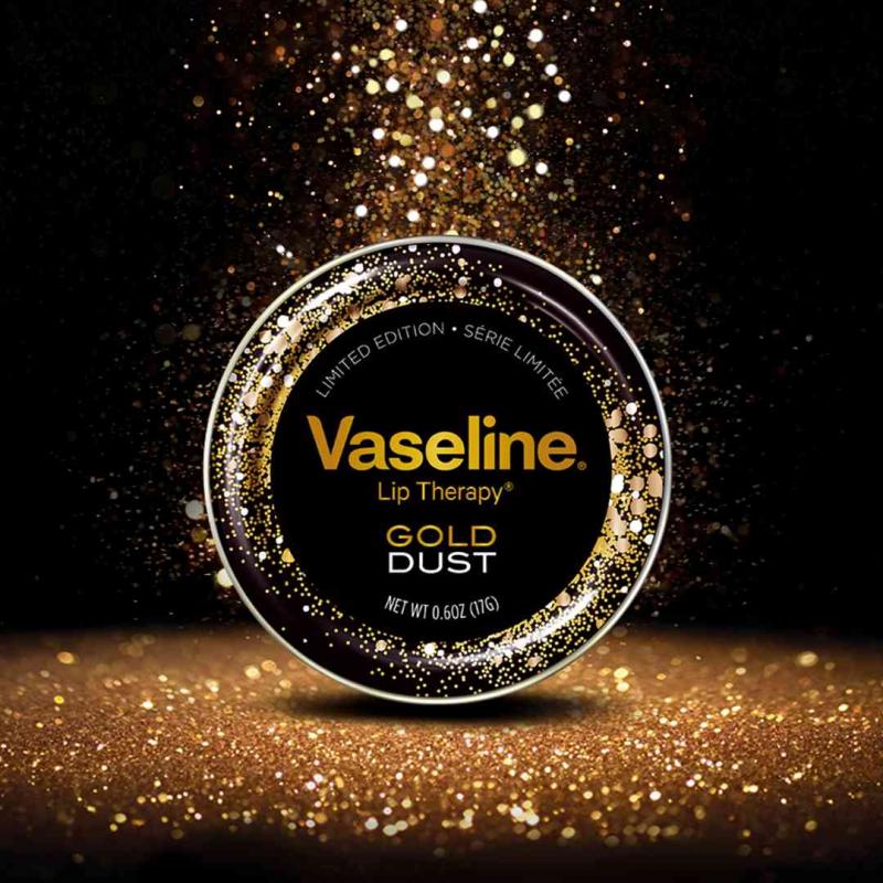 Vaseline Lip Therapy Gold Dust (W) 17g, Balzam na pery + zrkadlo 1