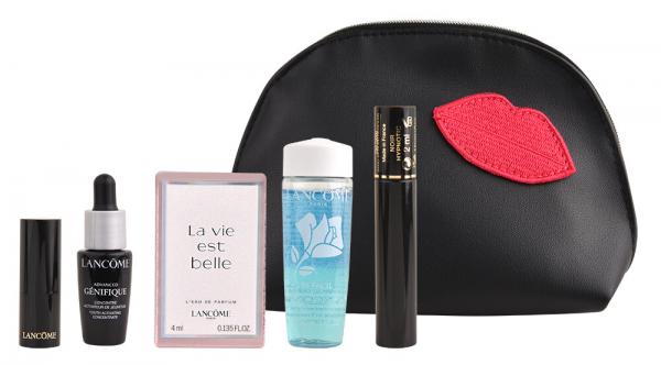 Lancome La Vie Est Belle EdP 4ml - čierna kozmetická taška + sada