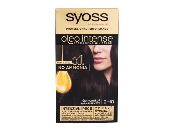 Syoss Oleo Intense Permanent Oil Color 2-10 Black Brown (W) 50ml, Farba na vlasy