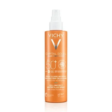 Vichy Capital Soleil Cell Protect Water Fluid Spray (U) 200ml, Opaľovací prípravok na telo SPF50+