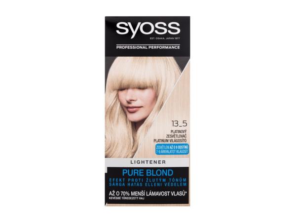 Syoss Permanent Coloration Lightener 13-5 Platinum Lightener (W) 50ml, Farba na vlasy